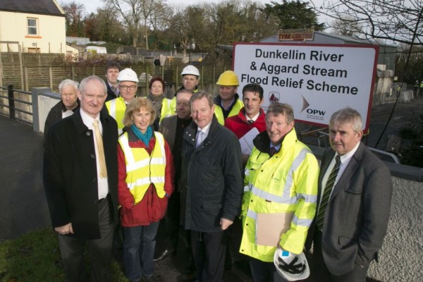 An Taoiseach visits Galway Flood Relief Scheme